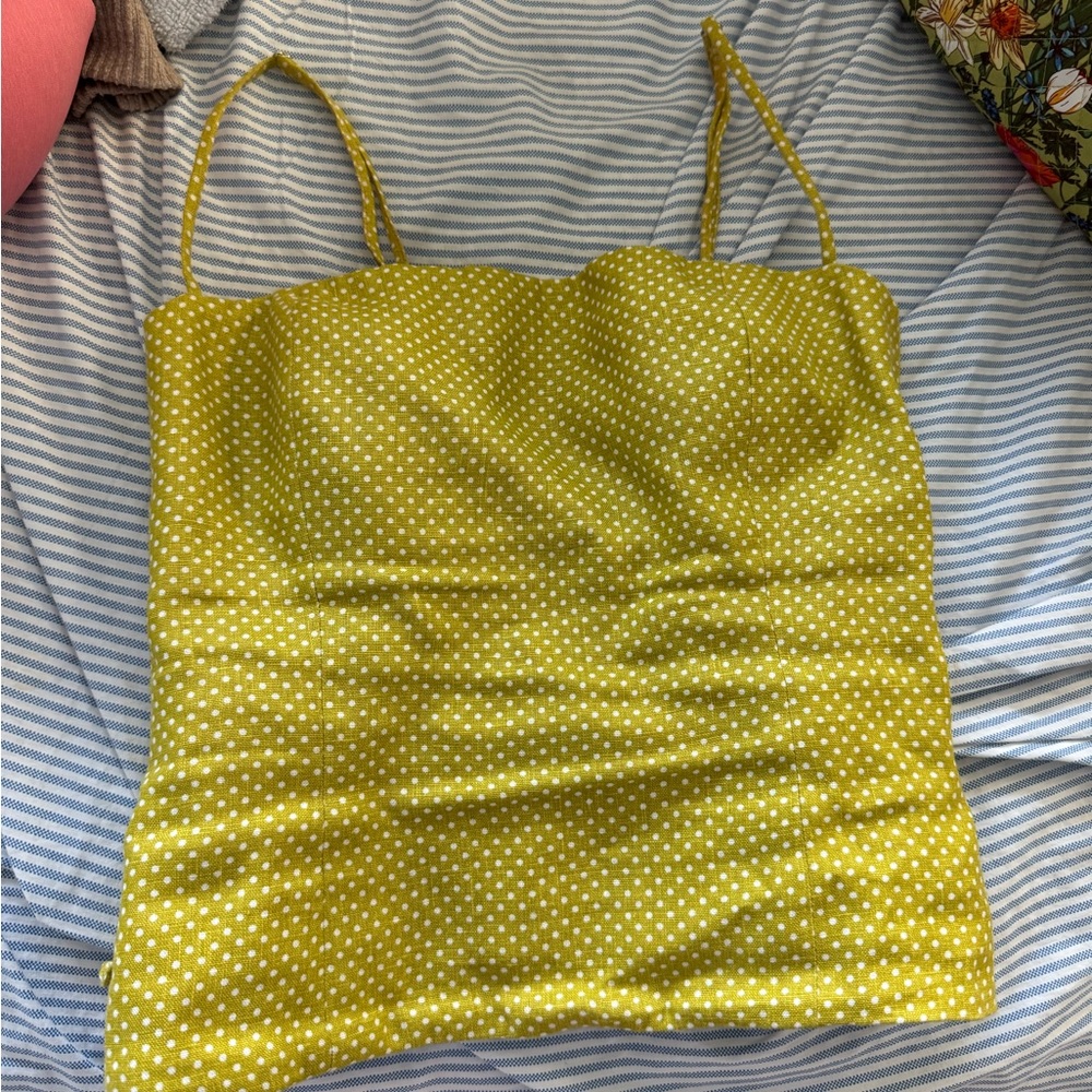 Polka Dot Spaghetti Strap Top reformation